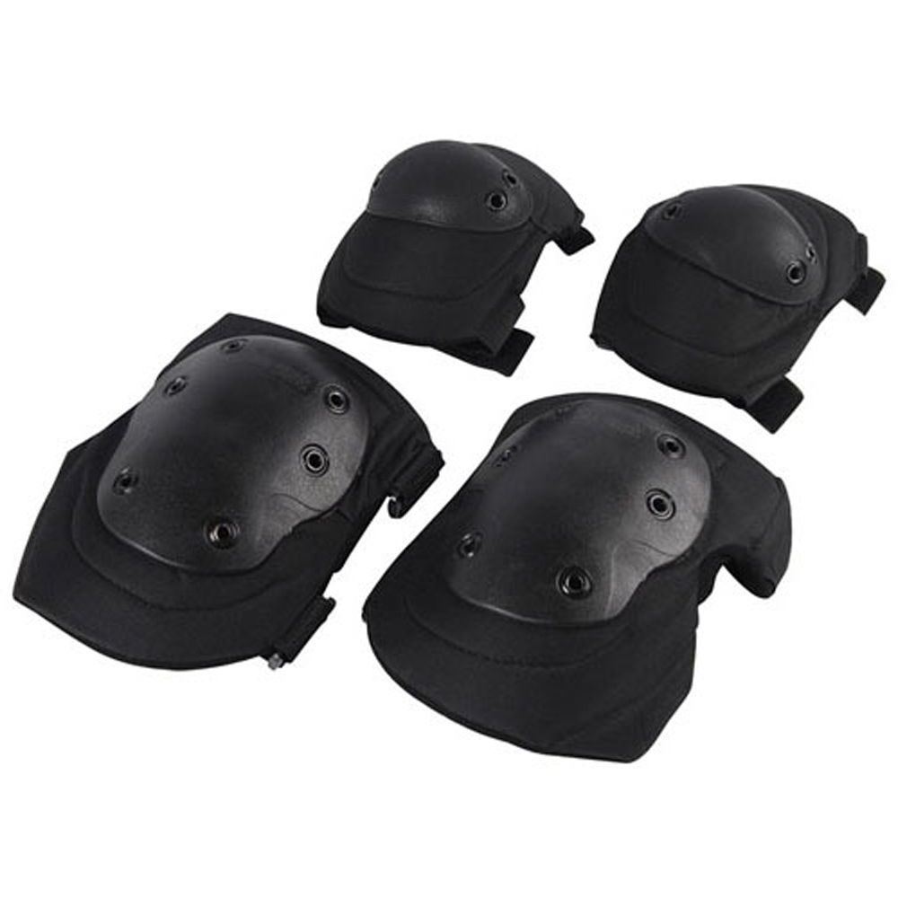 Black Elbow and Knee Pads Set camouflage.ca