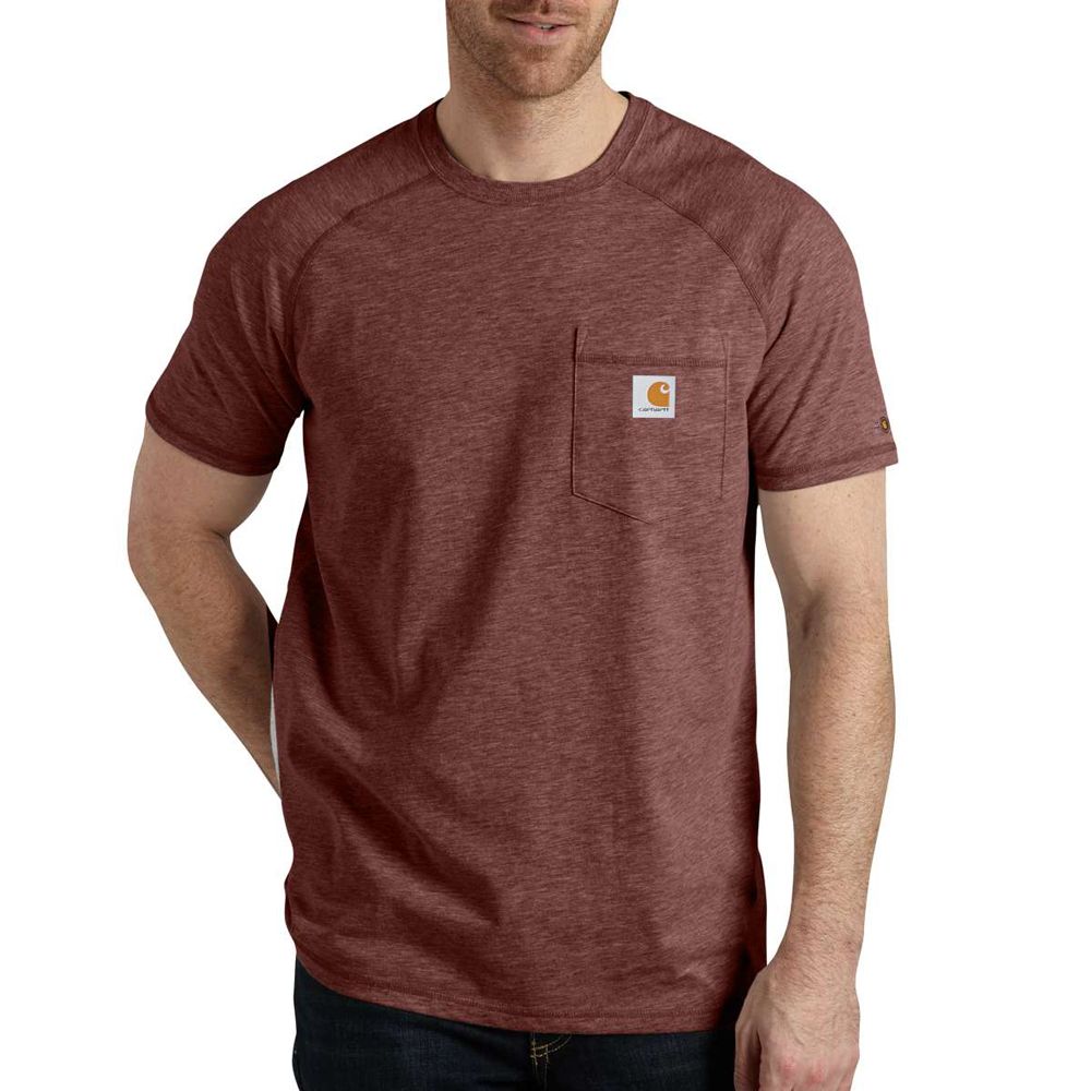 Carhartt Force Cotton Delmont Short-Sleeve T-Shirt | Camouflage.ca