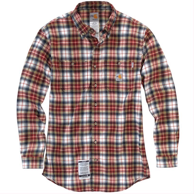 Buy Cheap Carhartt Flame-Resistant Classic Plaid Shirt | Camouflage.ca
