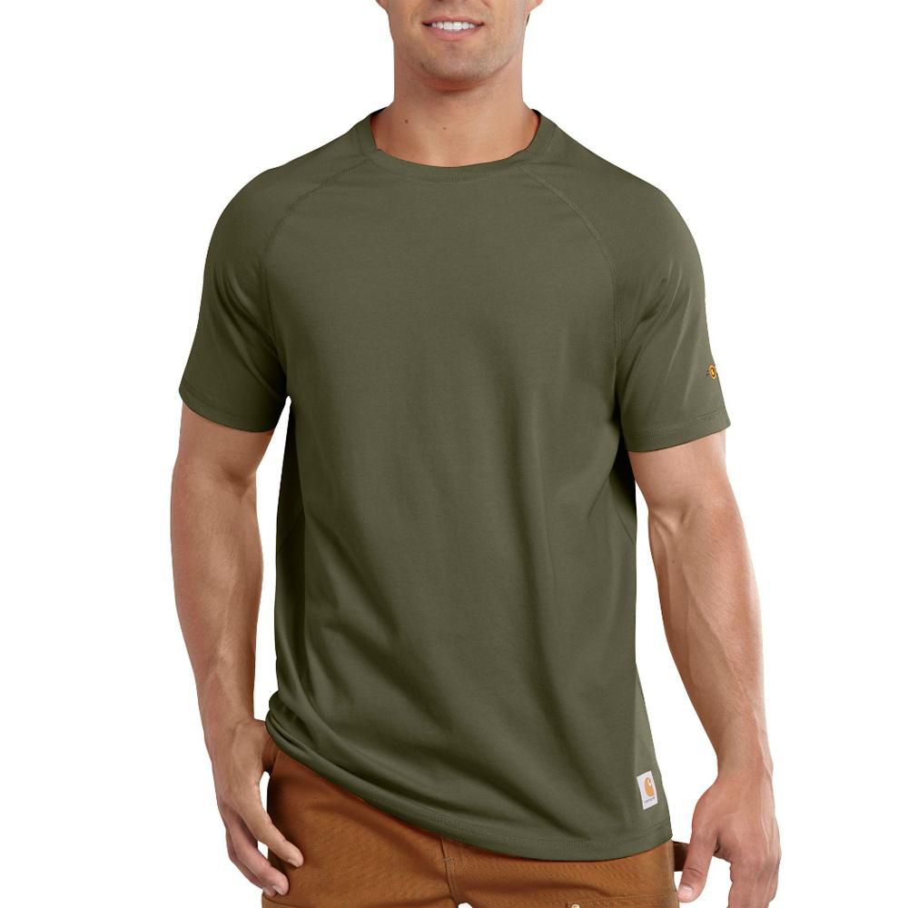 Carhartt Force Cotton Delmont Non-Pocket Short Sleeve T-Shirt ...