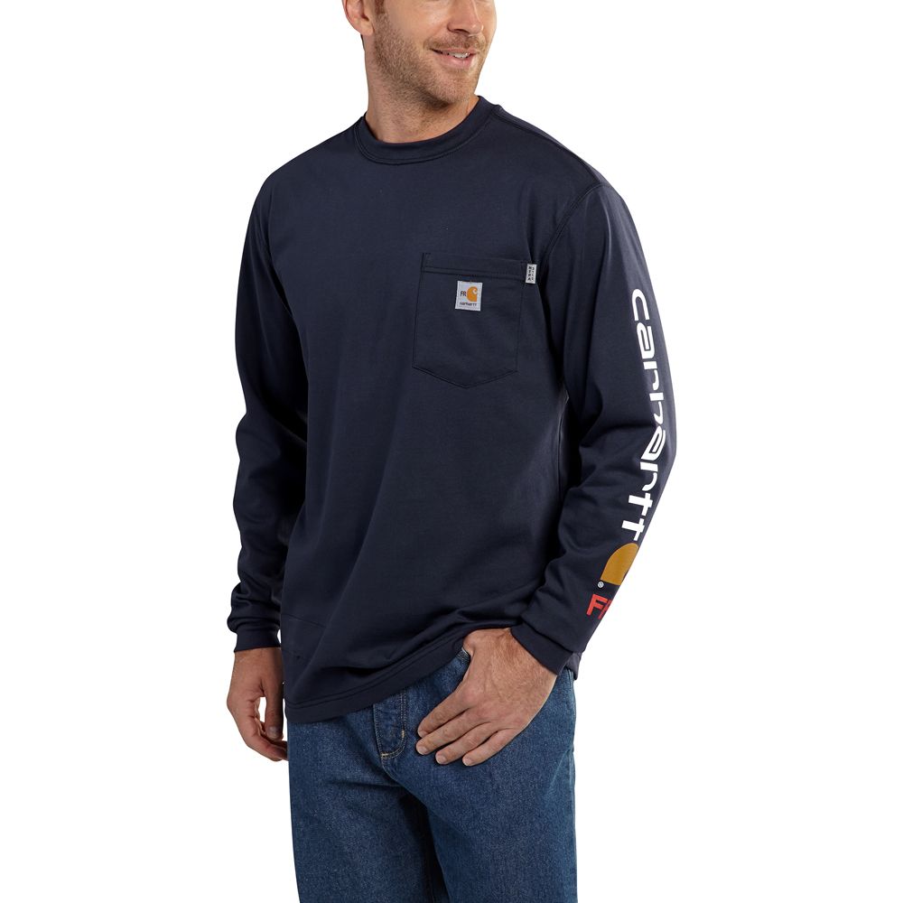 Buy Cheap Carhartt Flame-Resistant Force Graphic Long-Sleeve T-Shirt ...