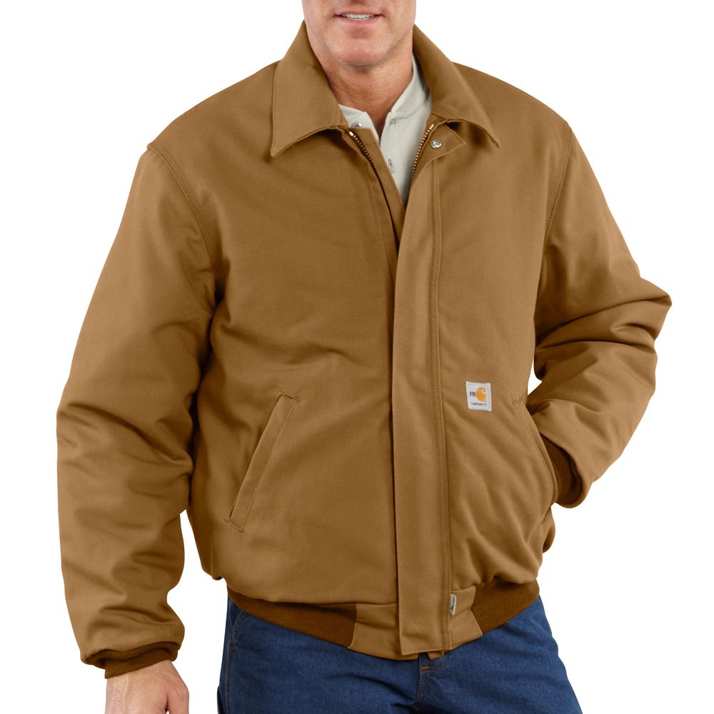 Buy Cheap Carhartt Flame-Resistant Duck Bomber Quilt-Lined Jacket ...
