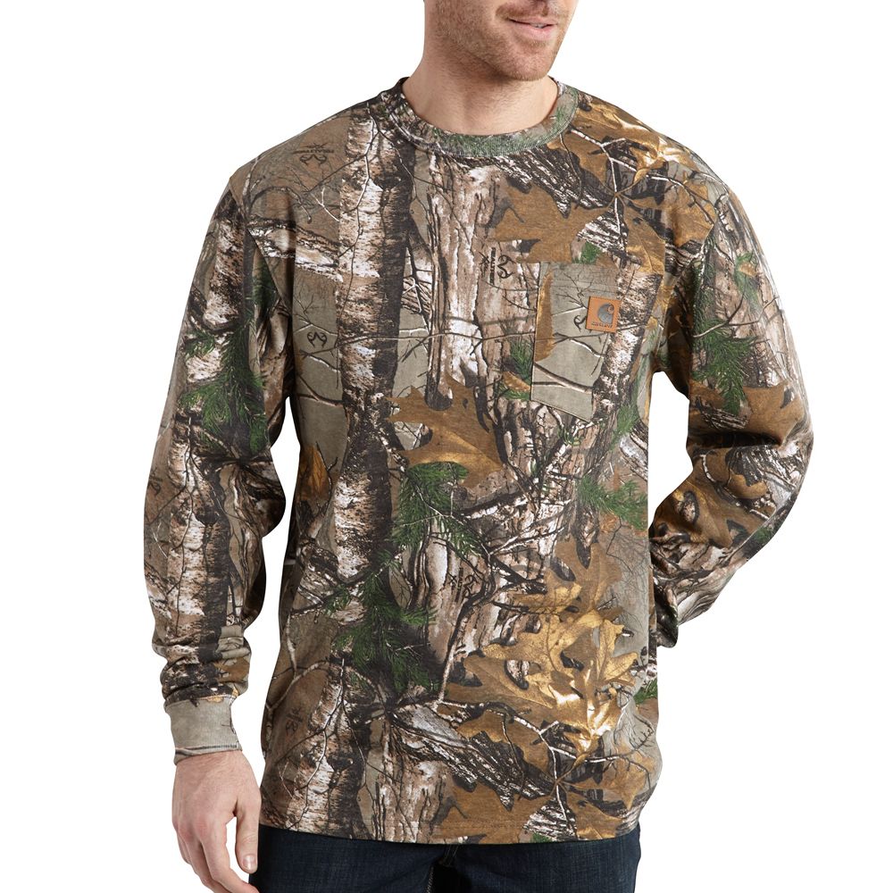 Buy Cheap Carhartt Camo Long-Sleeve T-Shirt | Camouflage.ca