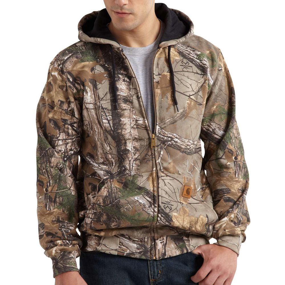 Carhartt Work Midweight Zip Front Hooded Sweatshirt | Camouflage.ca