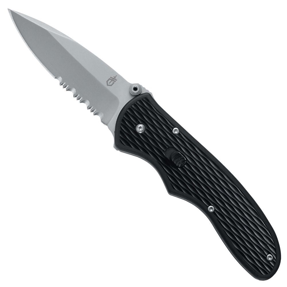 Gerber 2207161 Fast Draw Serrated Edge Folding Knife Camouflage.ca