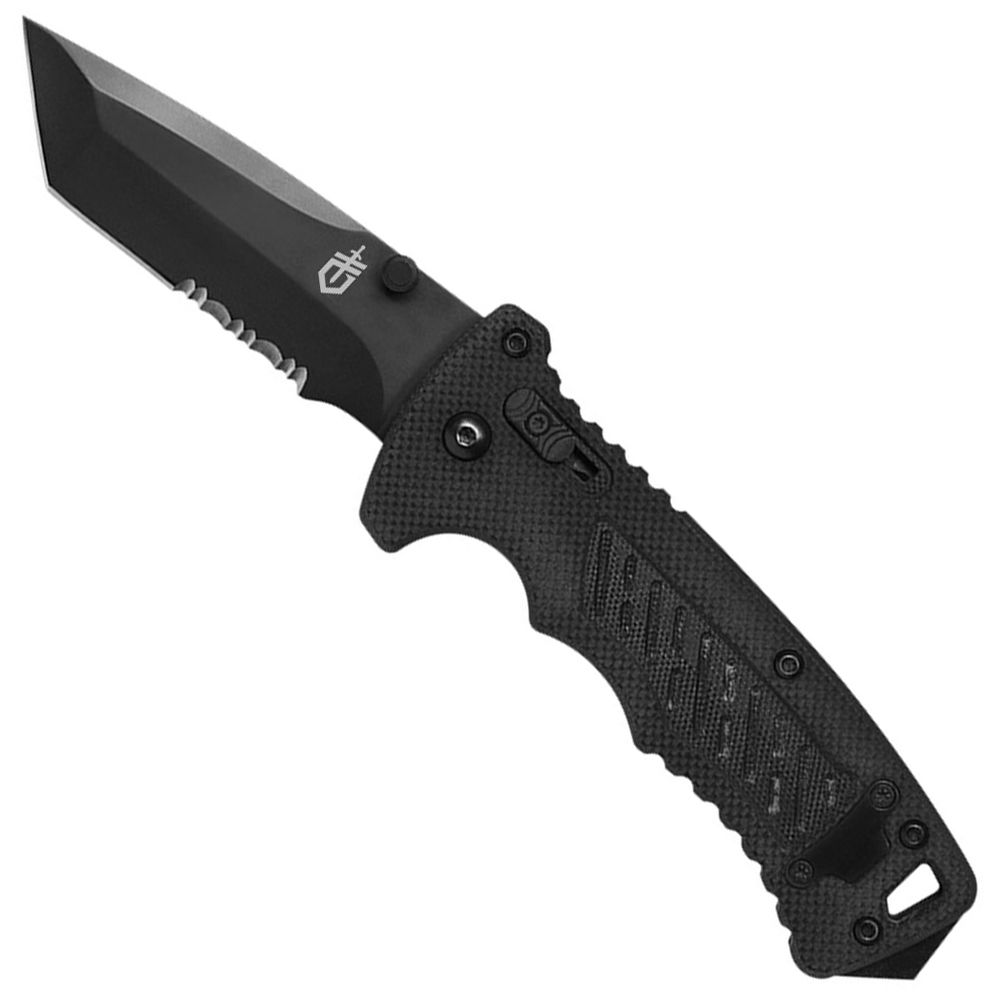 Gerber 31-000583 DMF Tanto Serrated Edge Manual Folding Knife ...