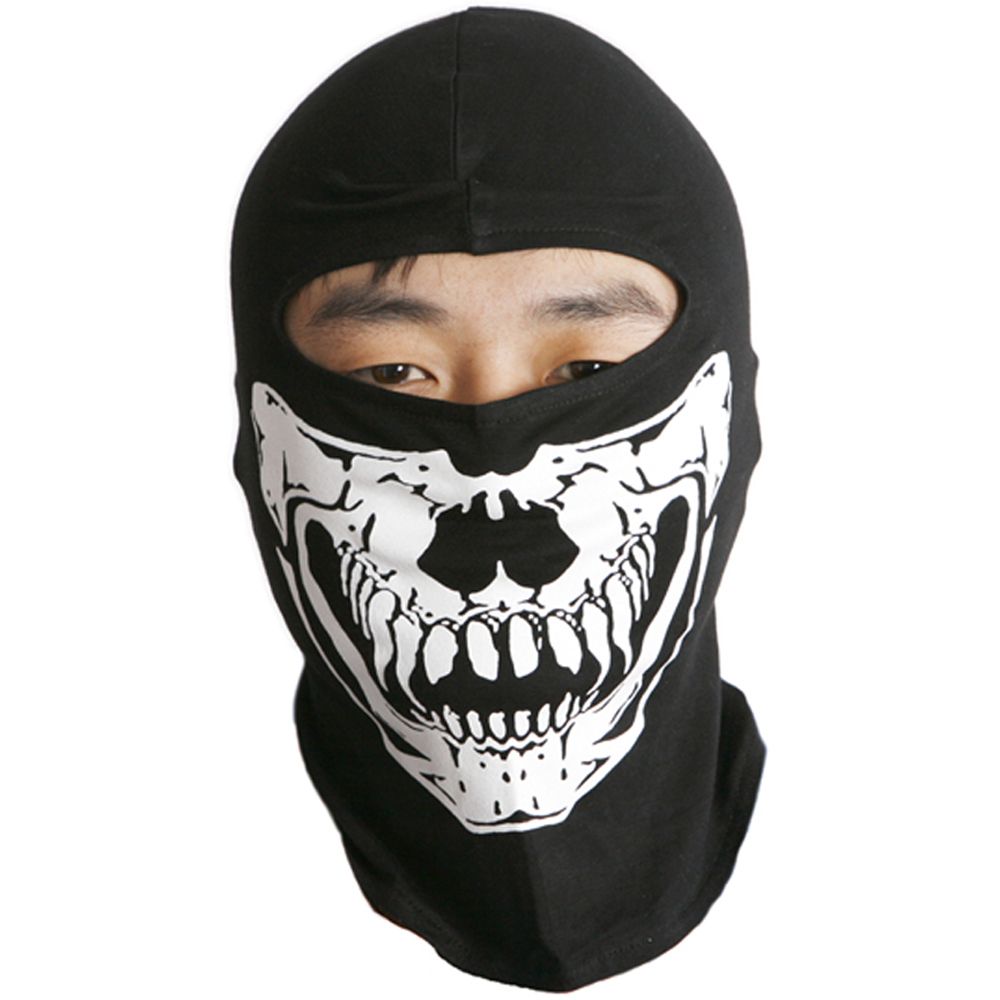 Single Hole Half Face Skeleton Balaclava | Camouflage.ca