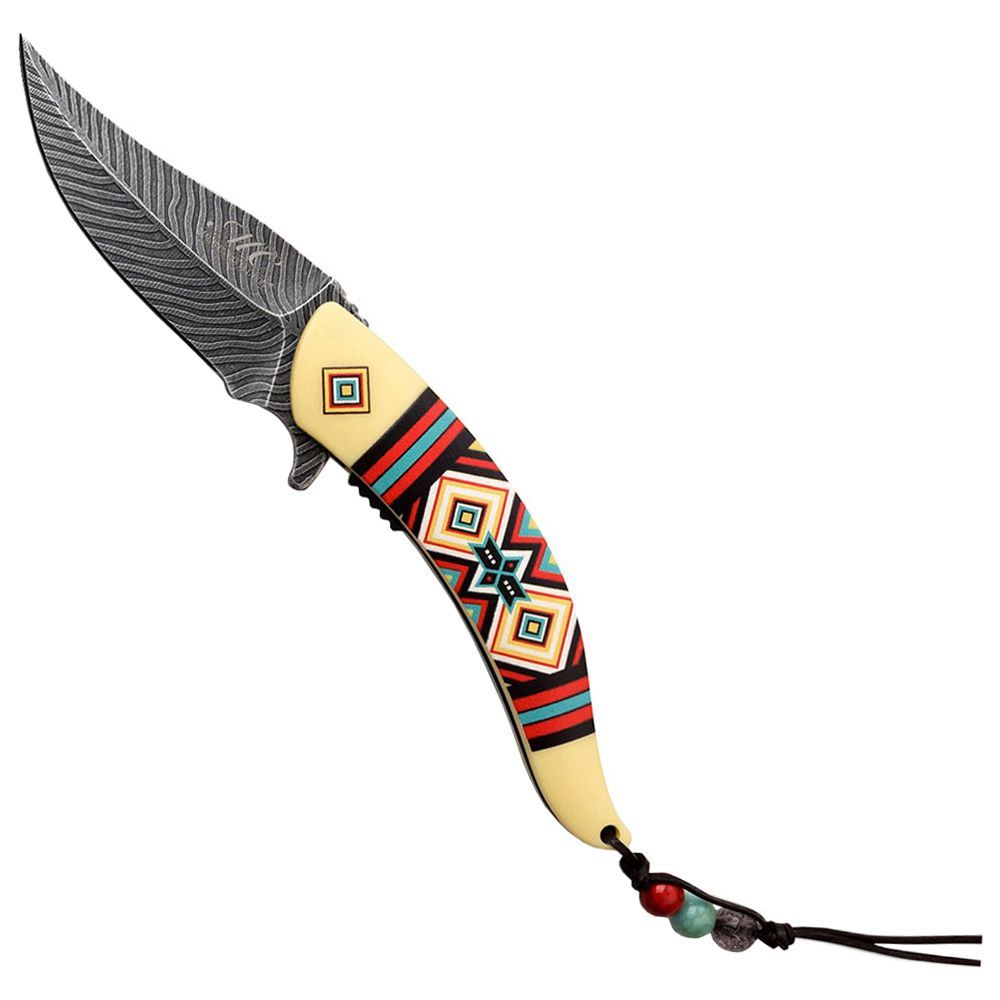 Masters Collection Feather Shape Blade Folding Knife Camouflage.ca