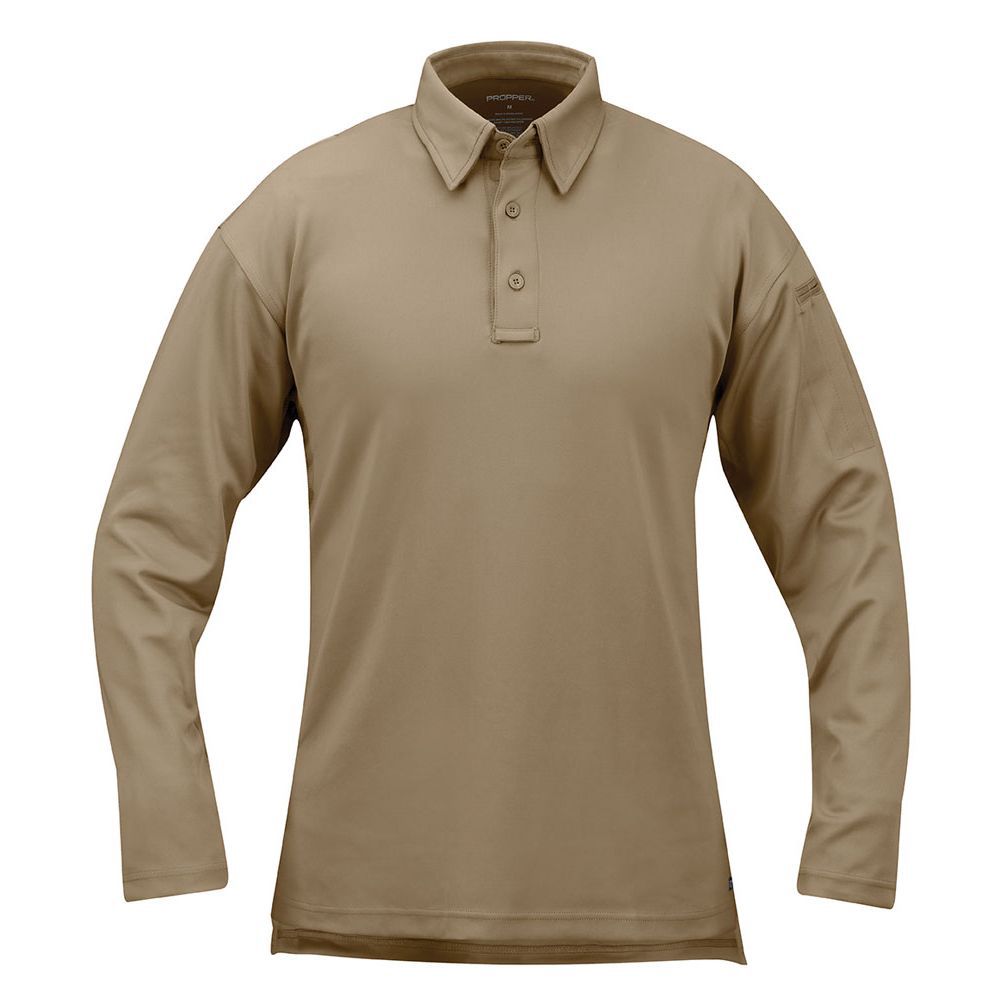 Propper I.C.E Long Sleeve Performance Polo T-Shirt | camouflage.ca