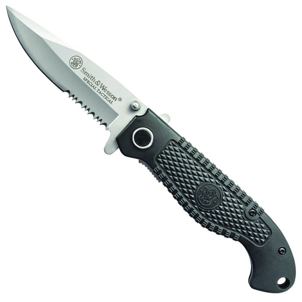 Smith And Wesson Folding Serrated Pocket Folding Knife camouflage.ca