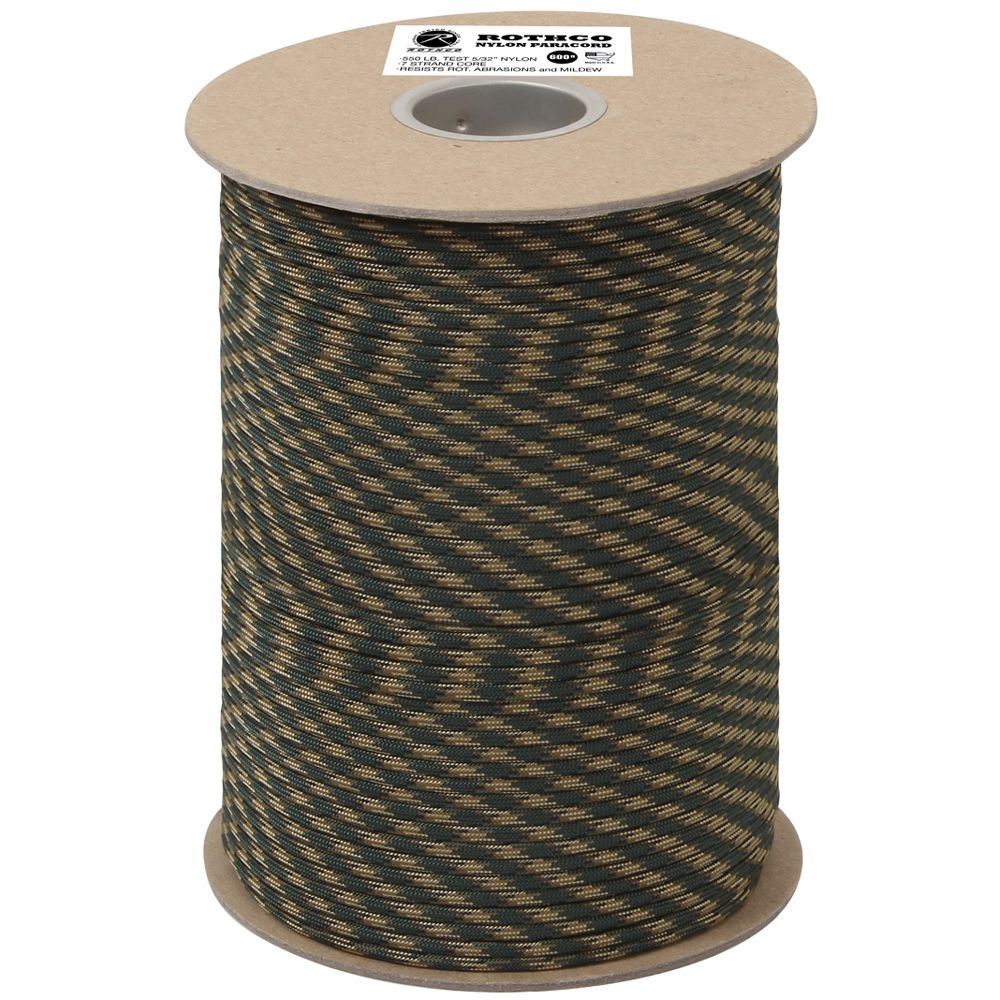 Nylon Paracord 550 Lb 600 Ft Spool Camouflage.ca
