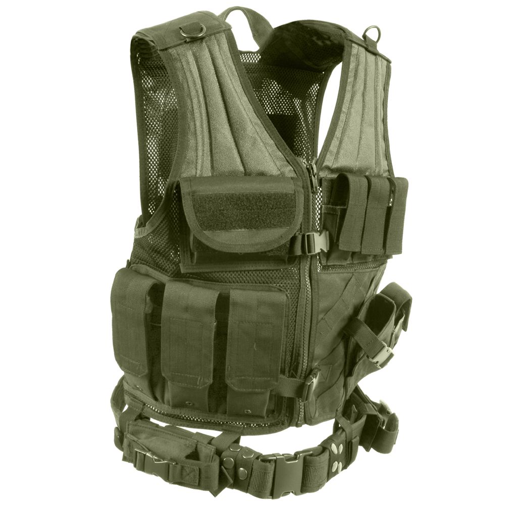 Cross Draw Molle Tactical Vest | Camouflage.ca