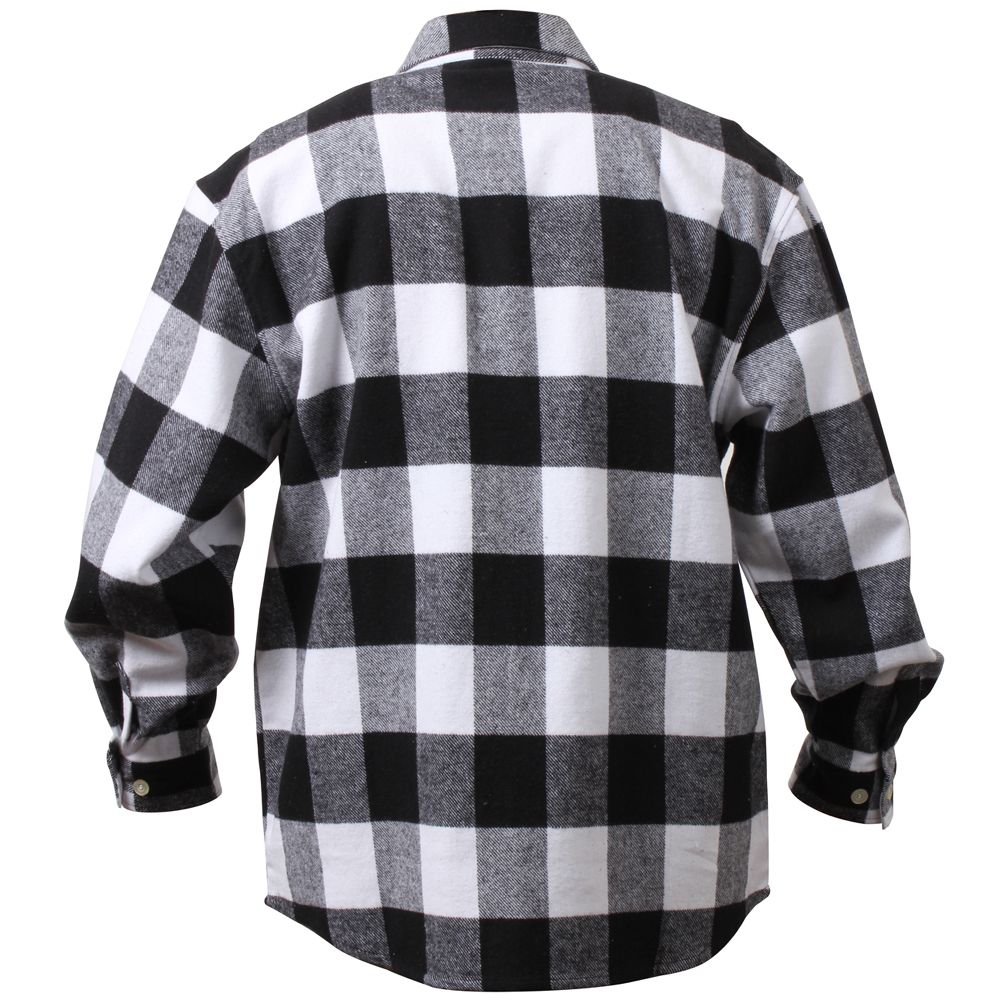 Extra Heavyweight Buffalo Plaid Flannel Shirt | Camouflage.ca