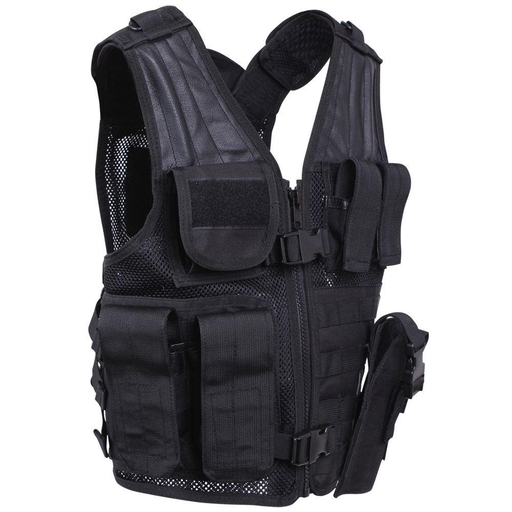 Kids Tactical Cross Draw Vest | Camouflage.ca