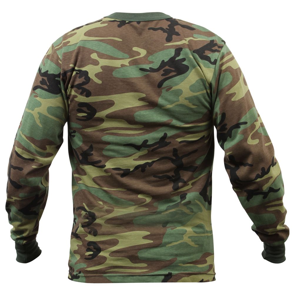 Mens Long Sleeve Camo T-Shirt | Camouflage.ca