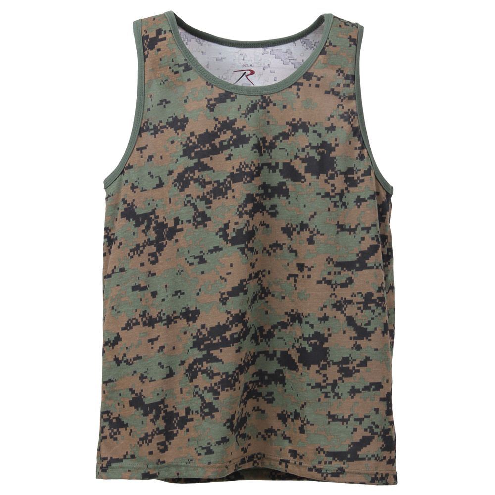 Mens Camo Tank Top Camouflage.ca