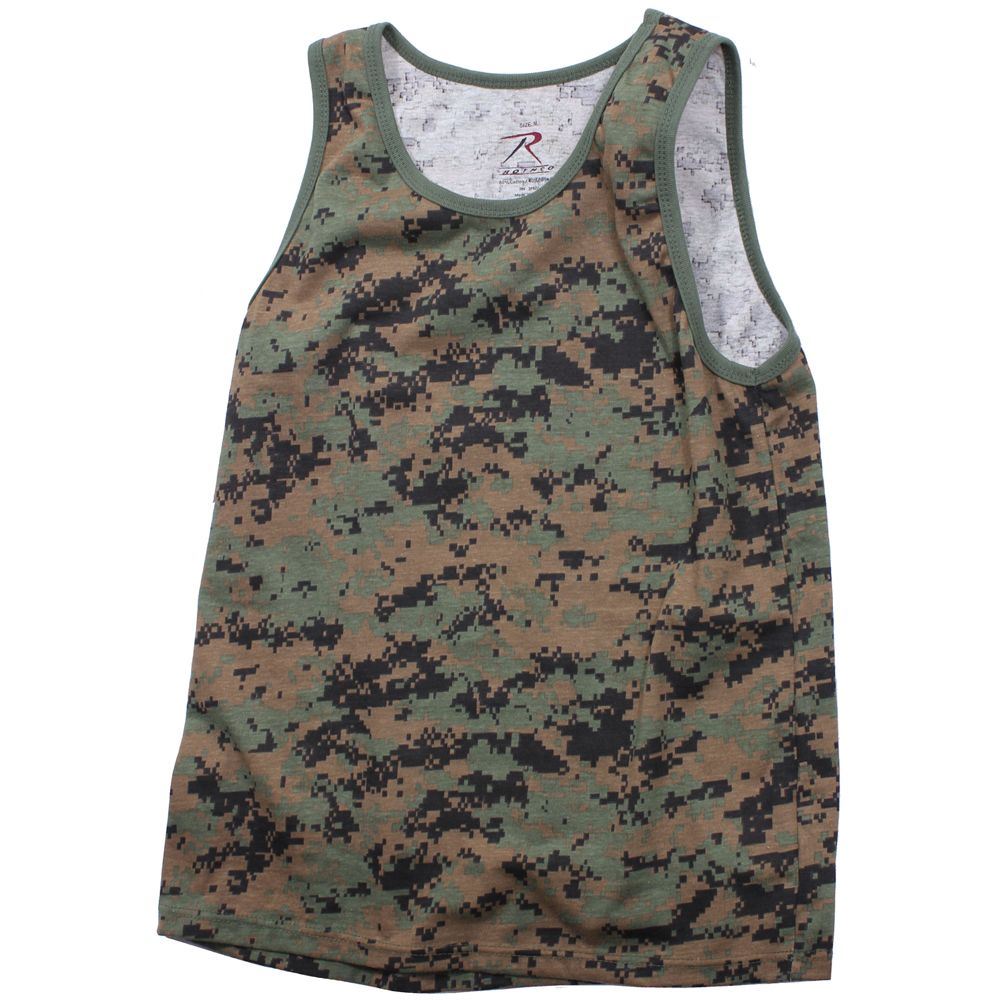 Mens Camo Tank Top Camouflage.ca