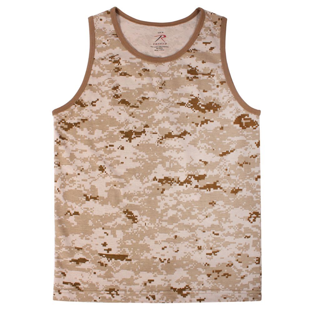 Mens Camo Tank Top Camouflage.ca