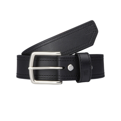 5.11 Black 1.5 Inch Wide Arc Leather Belt 