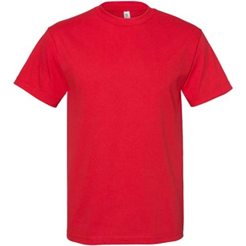 Alstyle Adult Short Sleeve Red T-Shirt - Medium