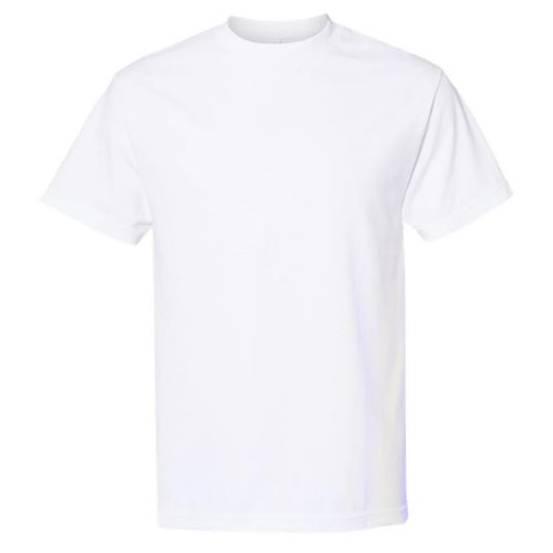 Alstyle Adult Short Sleeve White T-Shirt - Large