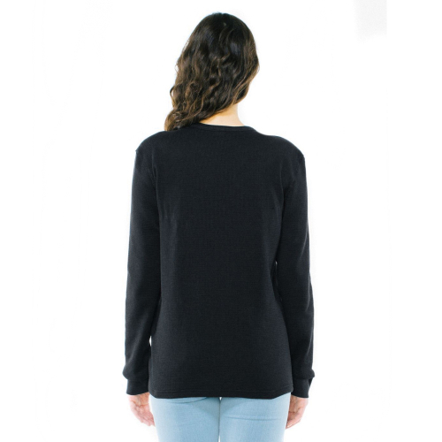 Black Baby Thermal Long Sleeve TShirt