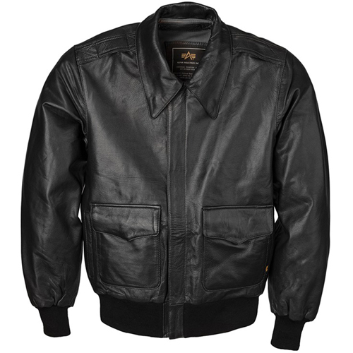 Alpha A-2 Leather Jacket