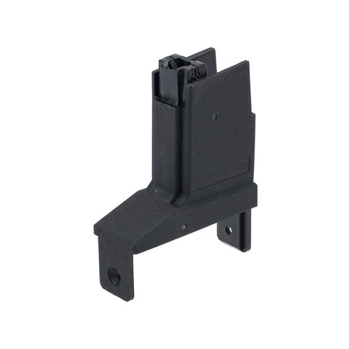 Custom Angel Mag Adapter for Fire-/Thunderstorm Airsoft AEG Drum Mags Version: Scorpion EVO/Black