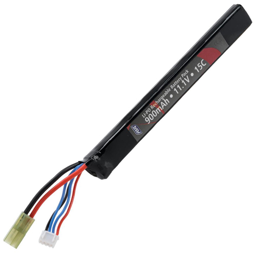 11.1V 900mAh LiPo Stick Airsoft Battery