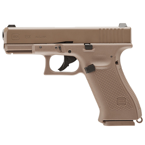 Glock 19X CO2 Blowback Steel BB Pistol - Tan | camouflage.ca