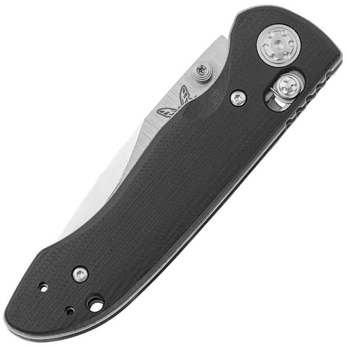 Foray 698 Black Contoured G-10 Handle Folding Knife