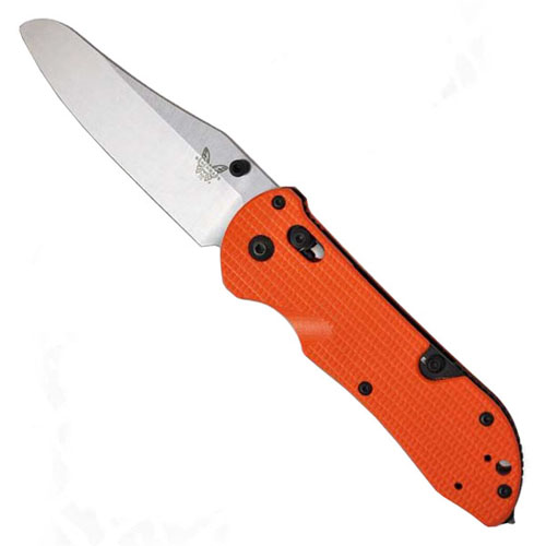 Benchmade 3.5 Inch Satin Plain Blade Triage Rescue Knife | Camouflage.ca