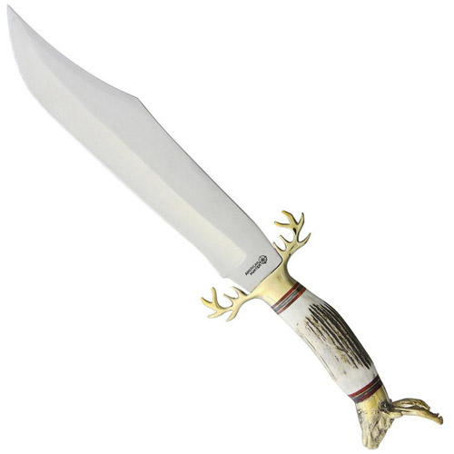 American Hunter Golden Stag Bowie