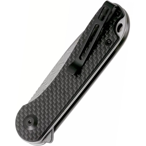Elementum Flipper Knife Carbon Fiber Overlay On G10 Handle