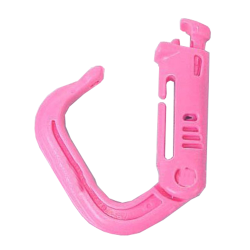 Neon Pink Military Plastic Carbiner