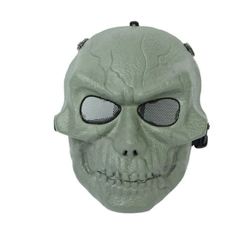 Tactical Upgraded Plastic Olive Drab Mask with Mesh Eye Protection