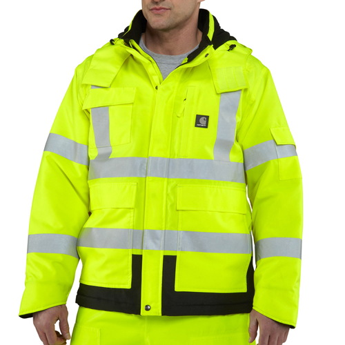 High-Visibility Waterproof Loose Fit Heavyweight Insulated Class 3 Jacket