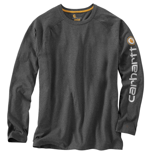 Carhartt Force Cotton Delmont Sleeve Graphic Long-Sleeve T-Shirt