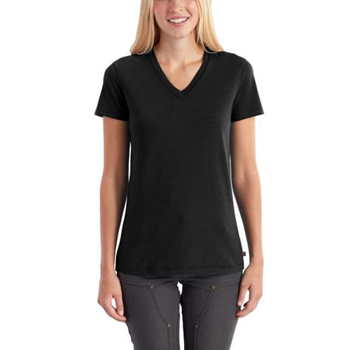 Carhartt Womens Lockhart Short Sleeve V-Neck T-Shirt