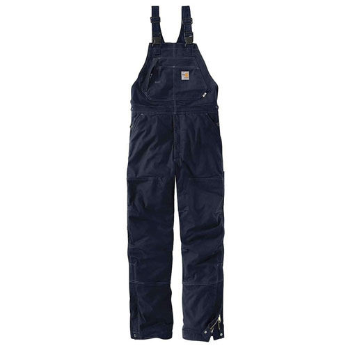 Flame Resistant Loose Fit Quick Duck Lined Bib Overall 