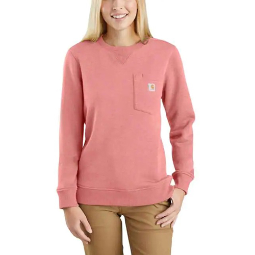 Carhartt Womens Clarksburg Crewneck Pocket Sweatshirt