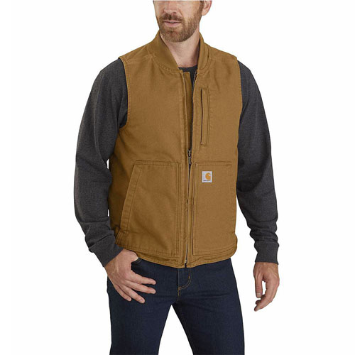 Buy Carhartt Mens OV395 Washed Duck Vest | Camouflage.ca