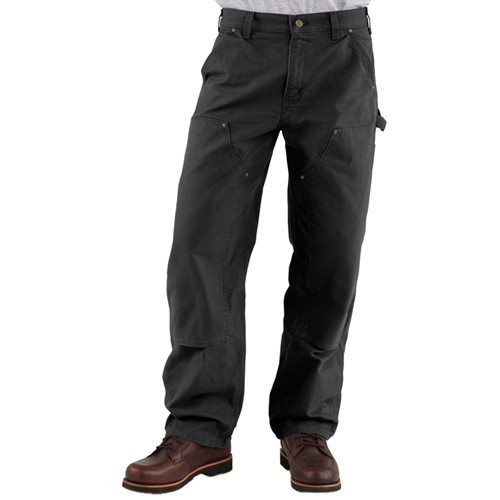 Loose Fit Washed Duck Double-Front  Utility Work Pant