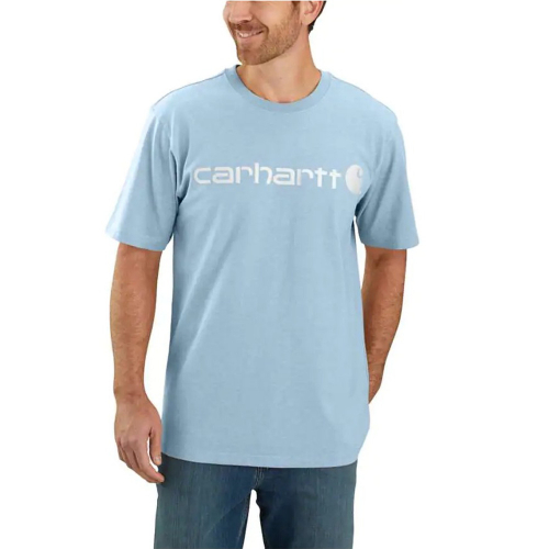 Men Loose Fit Heavyweight Short-Sleeve Logo Graphic T-Shirt