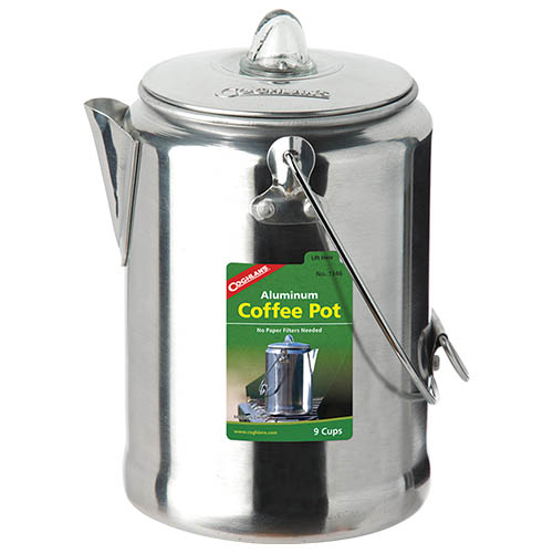 9 Cup Aluminum Coffee Pot
