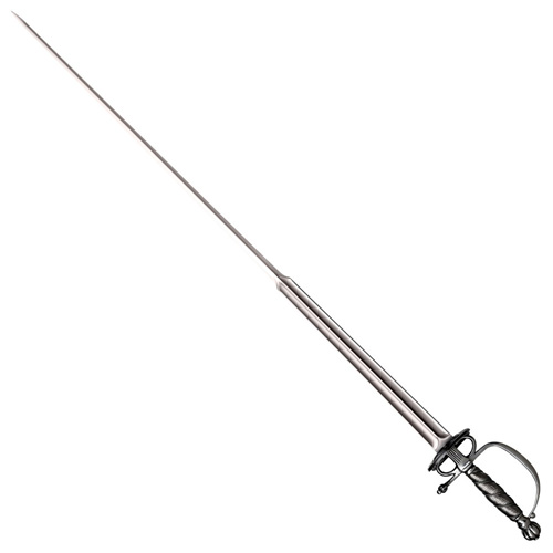 Colichemarde 40 Inch Overall Carbon Steel Sword