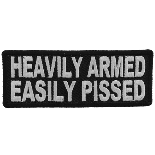 4x1.5 Inch Heavily Armed Easily Pissed Patch