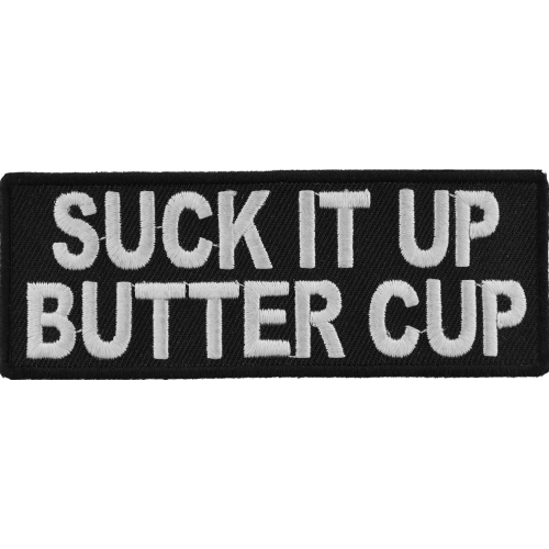 Suck It Up Butter Cup Patch