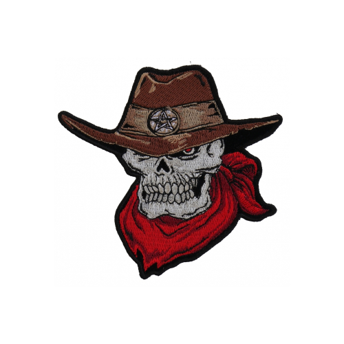 Cowboy Skull Small Patch - 4.5x4.5 inch