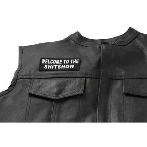 Welcome To The ShitShow Fun Iron on Patch